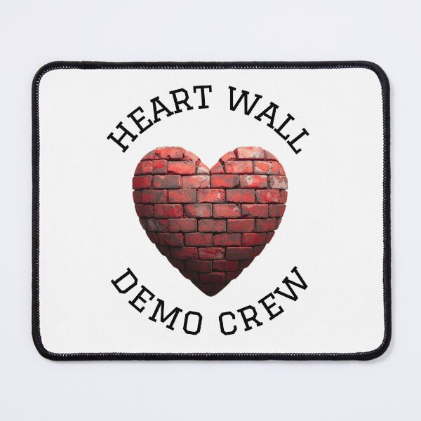 Item preview, Heart Wall Demo Crew - Red/Black Design designed and sold by 11-Designs.