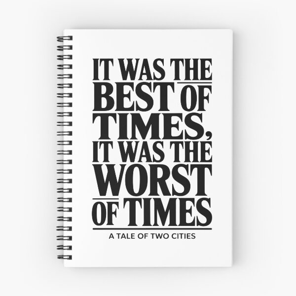Item preview, Tale of Two Cities "Best Worst Times" Dickens Tee designed and sold by Enea Kelo.