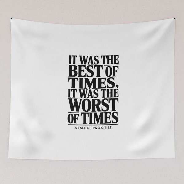 Item preview, Tale of Two Cities "Best Worst Times" Dickens Tee designed and sold by Enea Kelo.