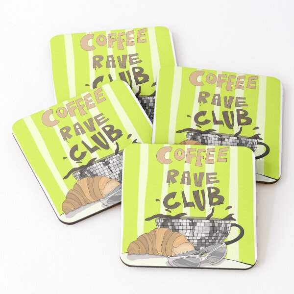 Item preview, Coffee Rave club designed and sold by lapiz_mecanico.