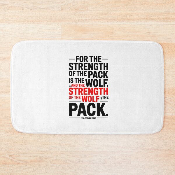 Item preview,  Jungle Book "Strength of the Pack" Kipling Shirt designed and sold by Enea Kelo.