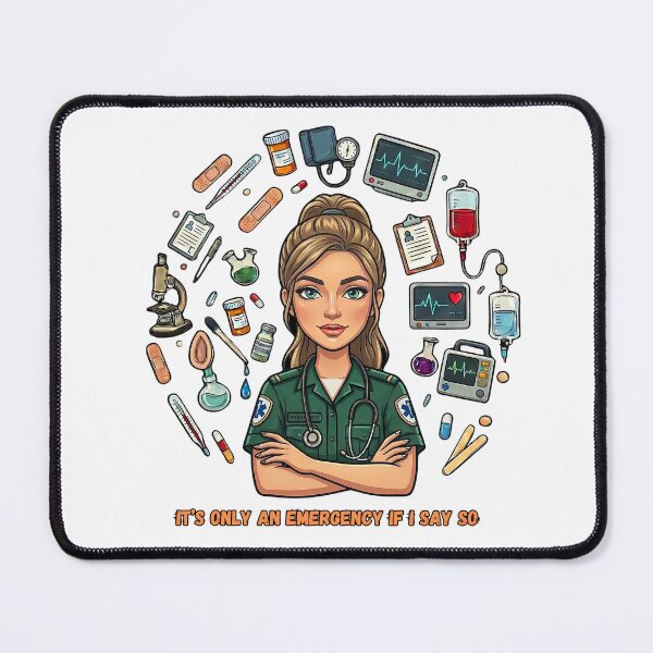 Item preview, It's only an emergency if I say so (paramedic) designed and sold by Nurse Eve.