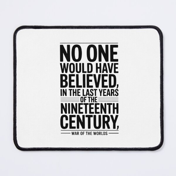 Item preview, War of the Worlds "No One Believed" Wells Tee designed and sold by Enea Kelo.