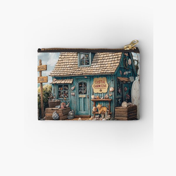 Item preview, Coastal Charm Cove Seashell Cottage designed and sold by NancyzKreations.