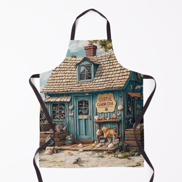 Item preview, Coastal Charm Cove Seashell Cottage designed and sold by NancyzKreations.