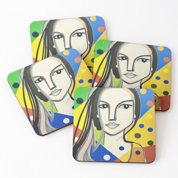Item preview, Dara Pop Art Dreamer - Whimsical Feminist Portrait - Inspirational Pop Art designed and sold by neomadesigns.