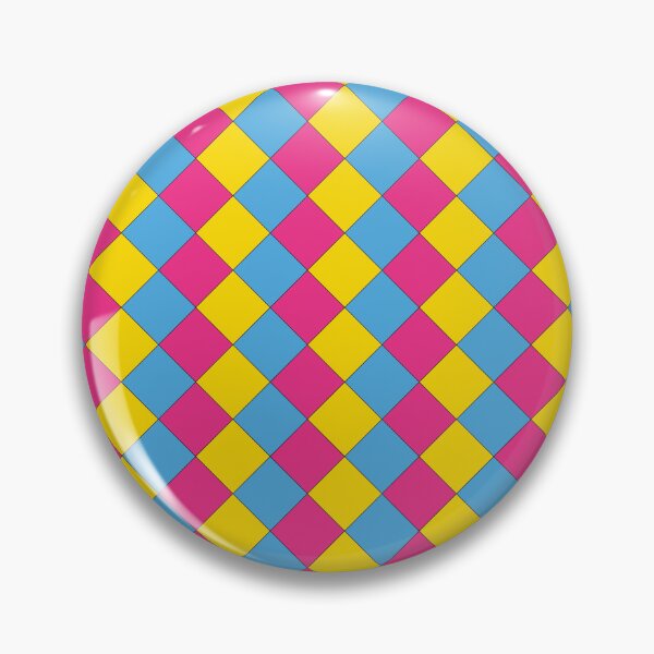 Item preview, Pansexual Pride Checkered Pattern designed and sold by AStitchOfWisdom.