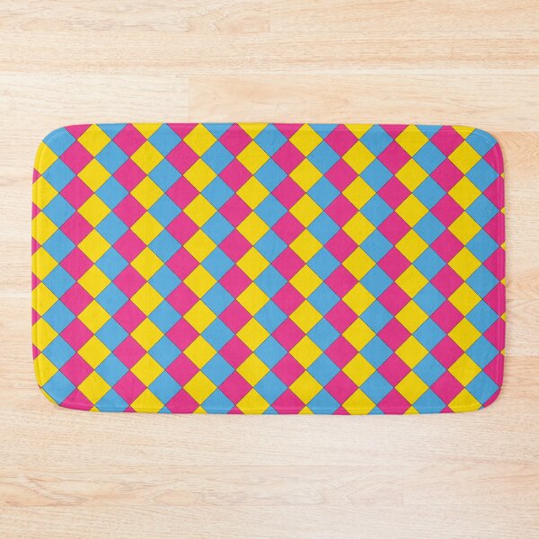 Item preview, Pansexual Pride Checkered Pattern designed and sold by AStitchOfWisdom.