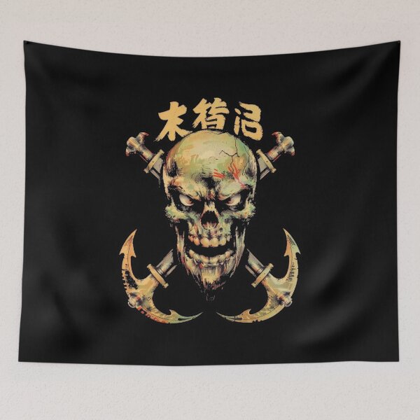 Item preview, Angry Skull x Crossed Anchors designed and sold by 8FistsofTees.
