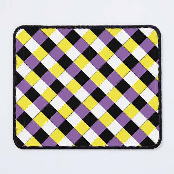 Item preview, Non-binary Pride Checkered Pattern designed and sold by AStitchOfWisdom.
