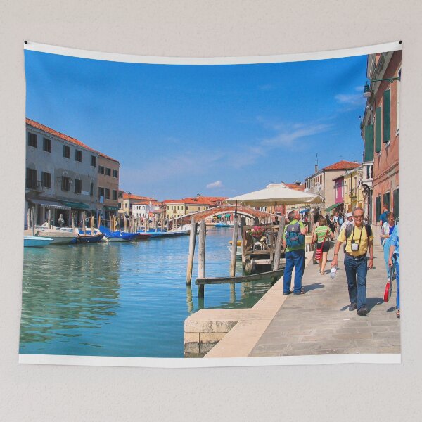 Item preview, Colourful Canale di San Donato, Murano, Venice designed and sold by Violaman.