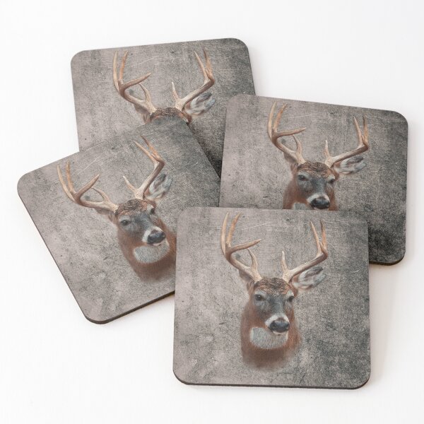 Item preview, Majestic Deer Against Rustic Background designed and sold by Tim Dusenberry.