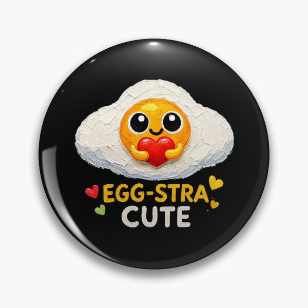 Item preview, Egg-Stra Cute Fried Egg Love designed and sold by Liv Solara.