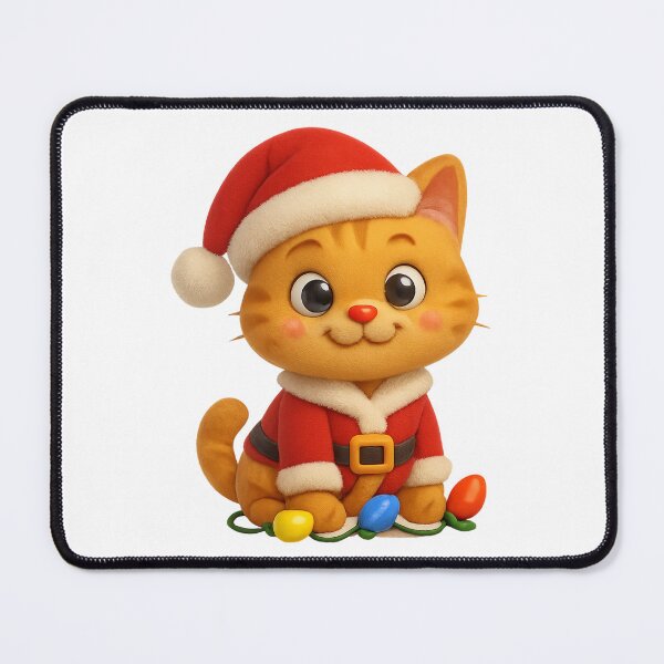 Item preview, Christmas Santa Claus Cat designed and sold by Sillytoe.