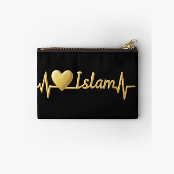 Item preview, Golden Islam Heartbeat – Elegant 3D Spiritual Pulse Collection designed and sold by D-Islamic.