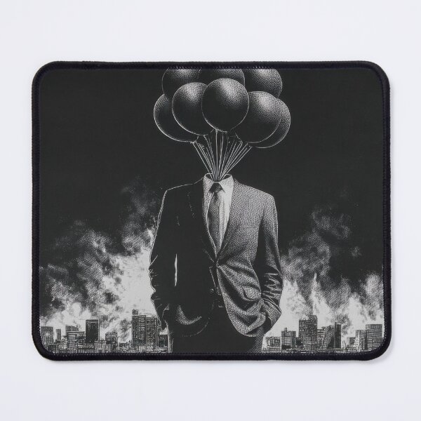 Item preview, Suit man, black balloons city designed and sold by anytka.