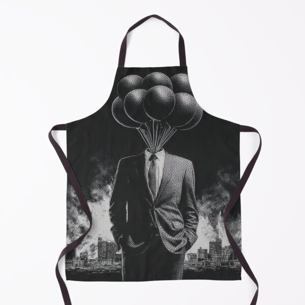 Item preview, Suit man, black balloons city designed and sold by anytka.