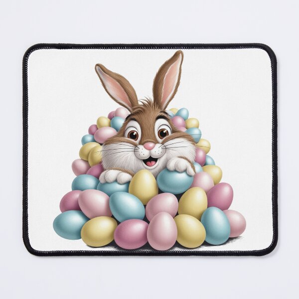 Item preview, Lindo conejito de Pascua con huevos de colores designed and sold by PMTaurus.