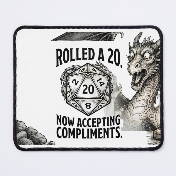 Item preview, Funny D20 Shirt – RPG Dice Humor designed and sold by Bunglethorpe.