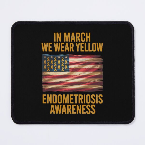 Item preview, Endometriosis Awareness USA Flag  designed and sold by jkrphoto.