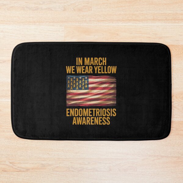 Item preview, Endometriosis Awareness USA Flag  designed and sold by jkrphoto.