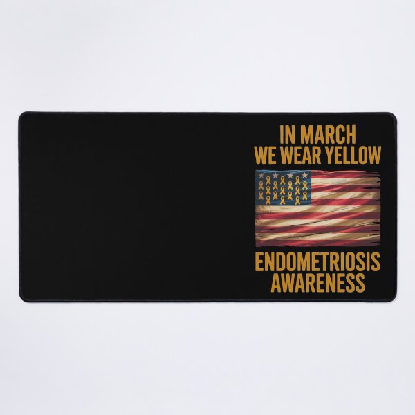 Item preview, Endometriosis Awareness USA Flag designed and sold by jkrphoto.