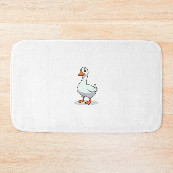 Item preview, Cute cartoon duck with a cheerful expression and vibrant orange beak and feet. designed and sold by cave-canvas.