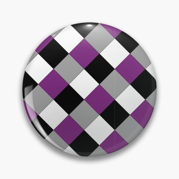 Item preview, Asexual/Demisexual Pride Checkered Pattern designed and sold by AStitchOfWisdom.