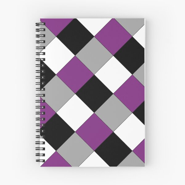 Item preview, Asexual/Demisexual Pride Checkered Pattern designed and sold by AStitchOfWisdom.