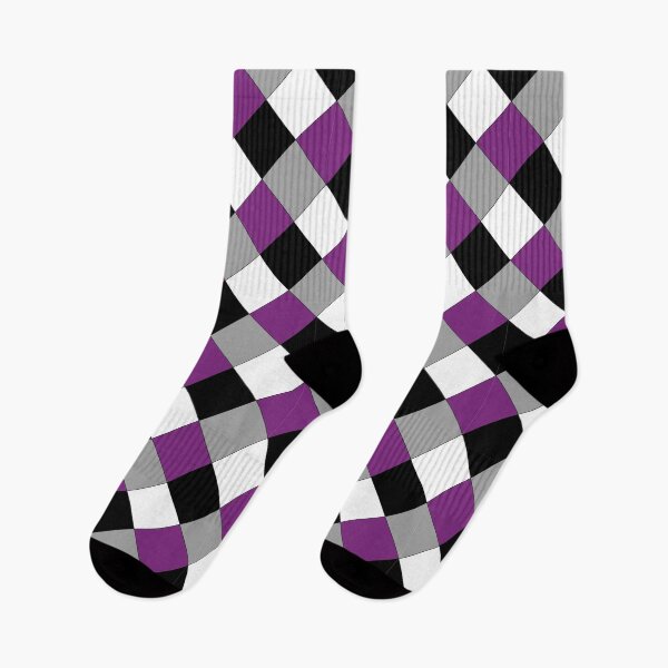 Item preview, Asexual/Demisexual Pride Checkered Pattern designed and sold by AStitchOfWisdom.