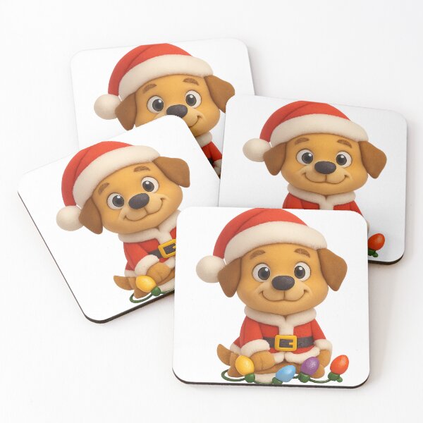 Item preview, Christmas Santa Claus Dog designed and sold by Sillytoe.