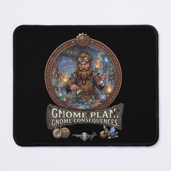 Item preview, Funny Gnome Shirt – RPG Chaos Humor designed and sold by Bunglethorpe.