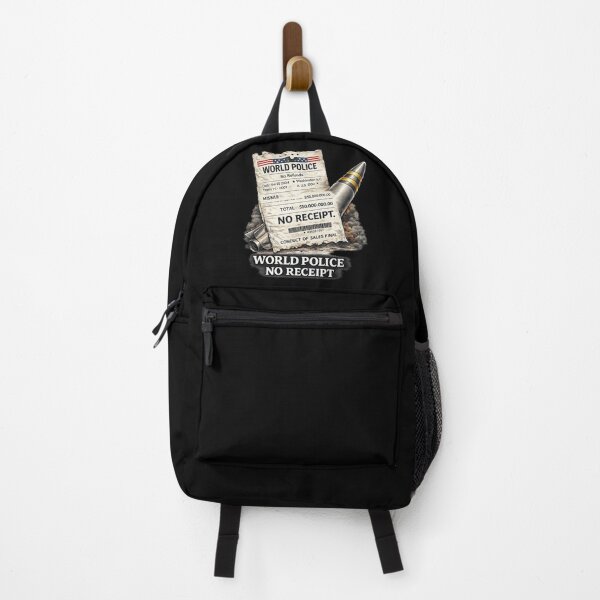 Item preview, World Police No Receipt Political Satire designed and sold by rocknrollstyles.