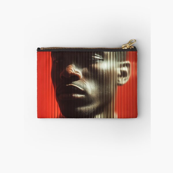 Item preview, Black male portrait with red background designed and sold by Artixshopy98.