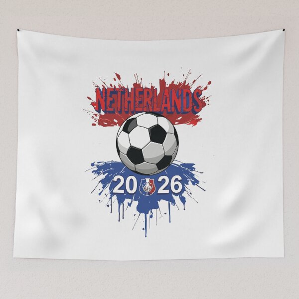 Item preview, Netherlands 2026 Soccer Lion - Dutch Pride Football Design designed and sold by Krasnovaovaova.