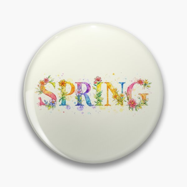 Item preview, Watercolor Spring Floral Lettering Design - Colorful Seasonal Art, Mother's Day Gift, Gift for Mom designed and sold by PixelQ.