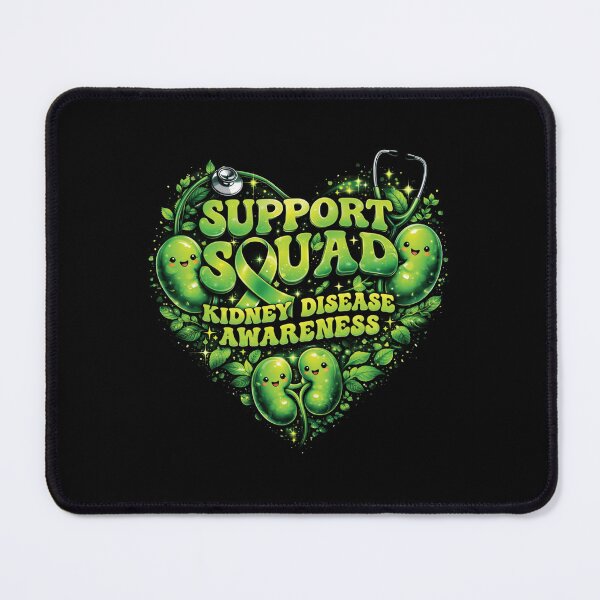 Item preview, Support Squad Green Ribbon Butterfly PKD Kidney Disease designed and sold by tigersLove.