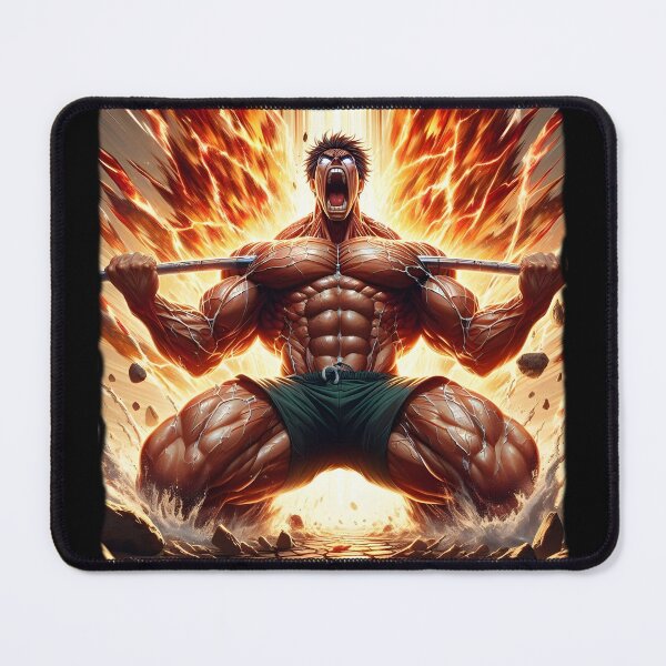 Item preview, Anime Gym Beast Mode - Super Aura Powerlifter Motivation designed and sold by MouradStudio.