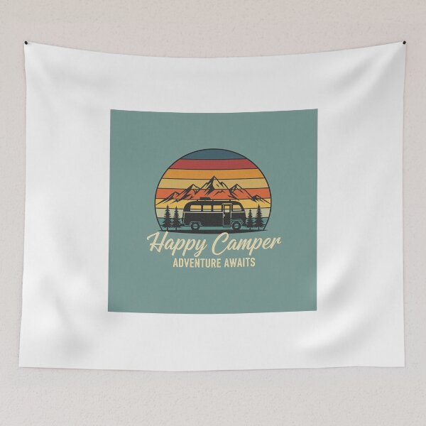 Item preview, Happy Camper - Adventure awaits  designed and sold by Kate1art.