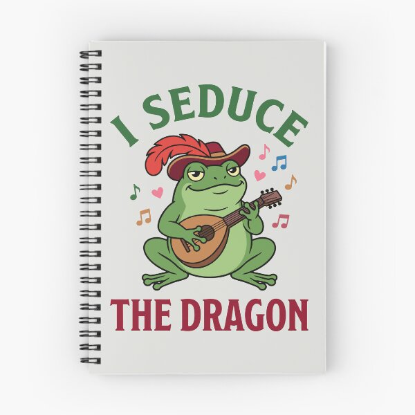 Item preview, I Seduce The Dragon - Funny Frog Bard designed and sold by DigitalGlade.