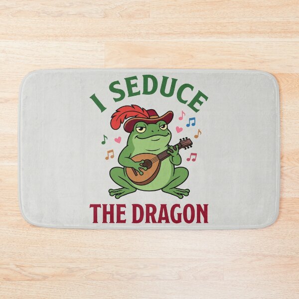 Item preview, I Seduce The Dragon - Funny Frog Bard designed and sold by DigitalGlade.