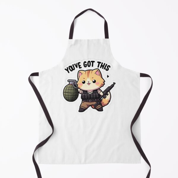 Item preview, You've Got This Military Cat Encouragement designed and sold by StickChic.