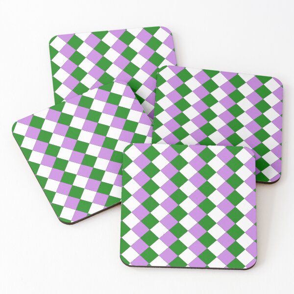 Item preview, Genderqueer Pride Checkered Pattern designed and sold by AStitchOfWisdom.