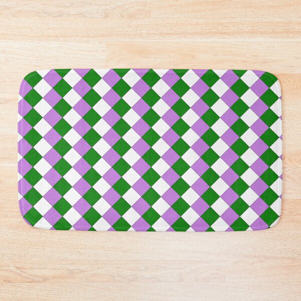 Item preview, Genderqueer Pride Checkered Pattern designed and sold by AStitchOfWisdom.