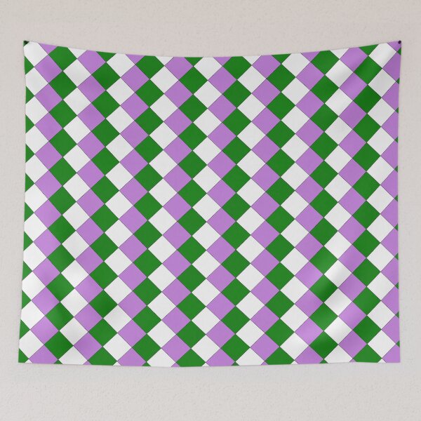 Item preview, Genderqueer Pride Checkered Pattern designed and sold by AStitchOfWisdom.