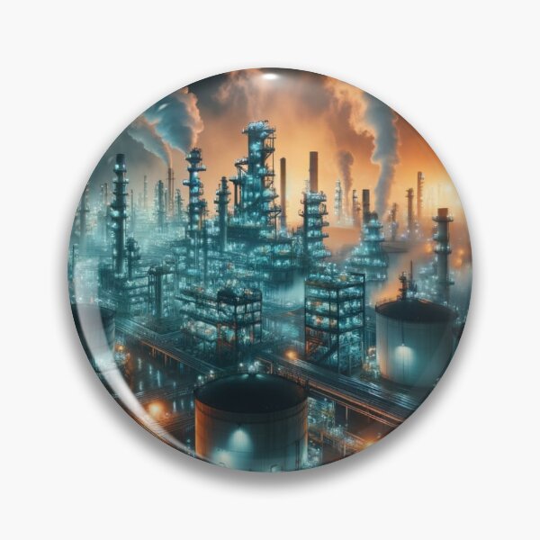 Item preview, Oil Refinery CYBER PUNK designed and sold by Terrytheboy.