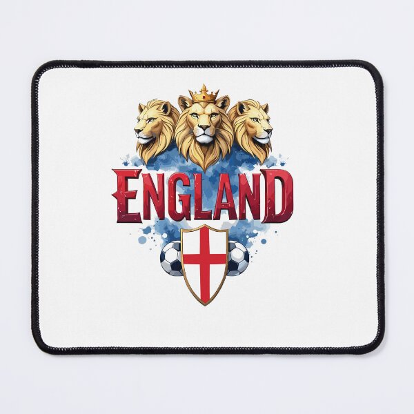 Item preview, England Football Lion - Three Lions Soccer designed and sold by Krasnovaovaova.