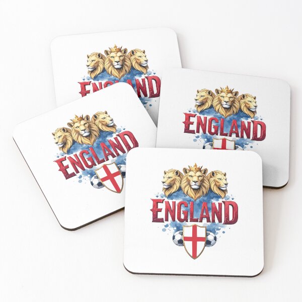 Item preview, England Football Lion - Three Lions Soccer designed and sold by Krasnovaovaova.