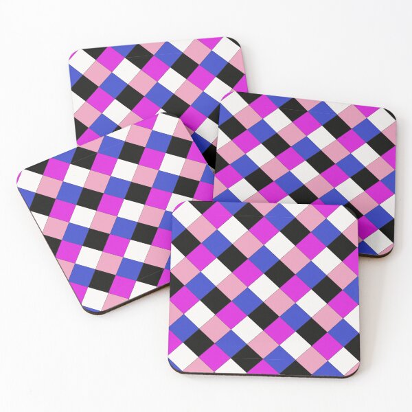 Item preview, Genderfluid Pride Checkered Pattern designed and sold by AStitchOfWisdom.