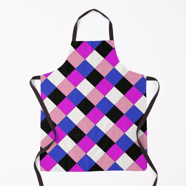 Item preview, Genderfluid Pride Checkered Pattern designed and sold by AStitchOfWisdom.